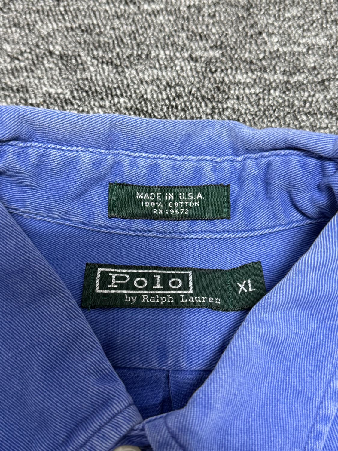 90's Polo ralph lauren cotton shirt   상품이미지3