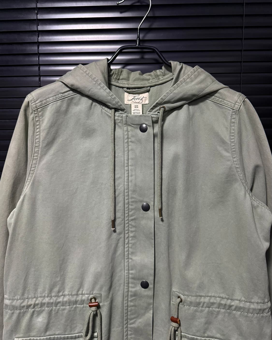 리바이스 민트 밀리터리 야상 피쉬테일 헌팅 워크 자켓 후드 포켓 M 95 상품이미지3