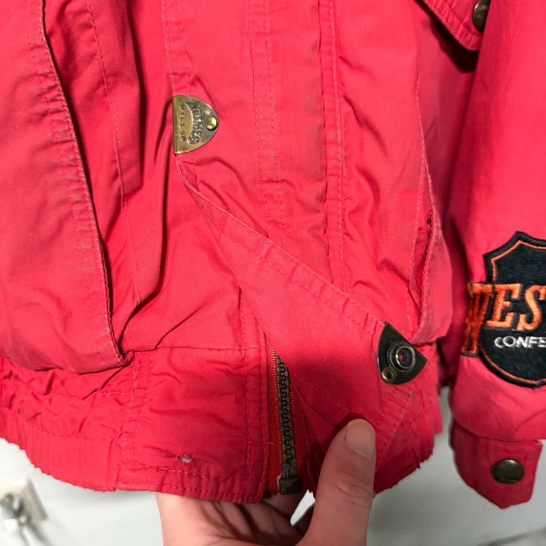 넛맥 Nutmeg x NHL 빅사이즈 올드스쿨 레드윙스 유틸리티 자켓 상품이미지6