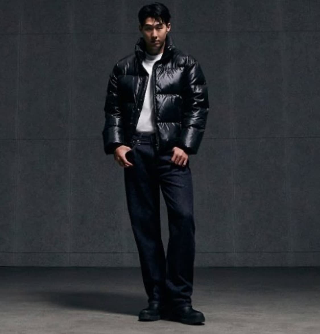 (실착3회) 손흥민 착용, Ck 캘빈클라인 블랙 패딩 상품이미지3