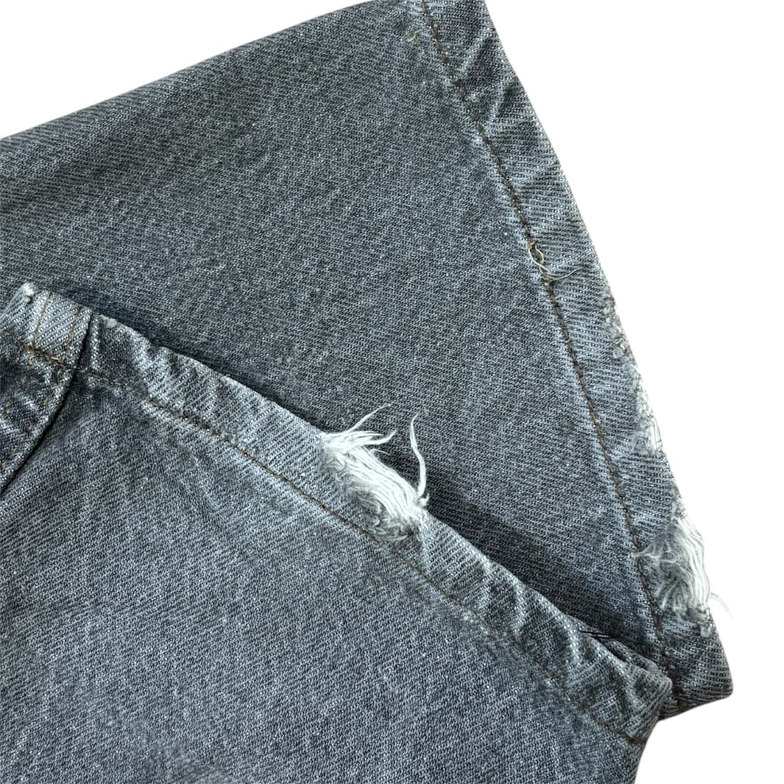 90s Levi’s usa 501 흑청 repaired 언더커버 상품이미지6