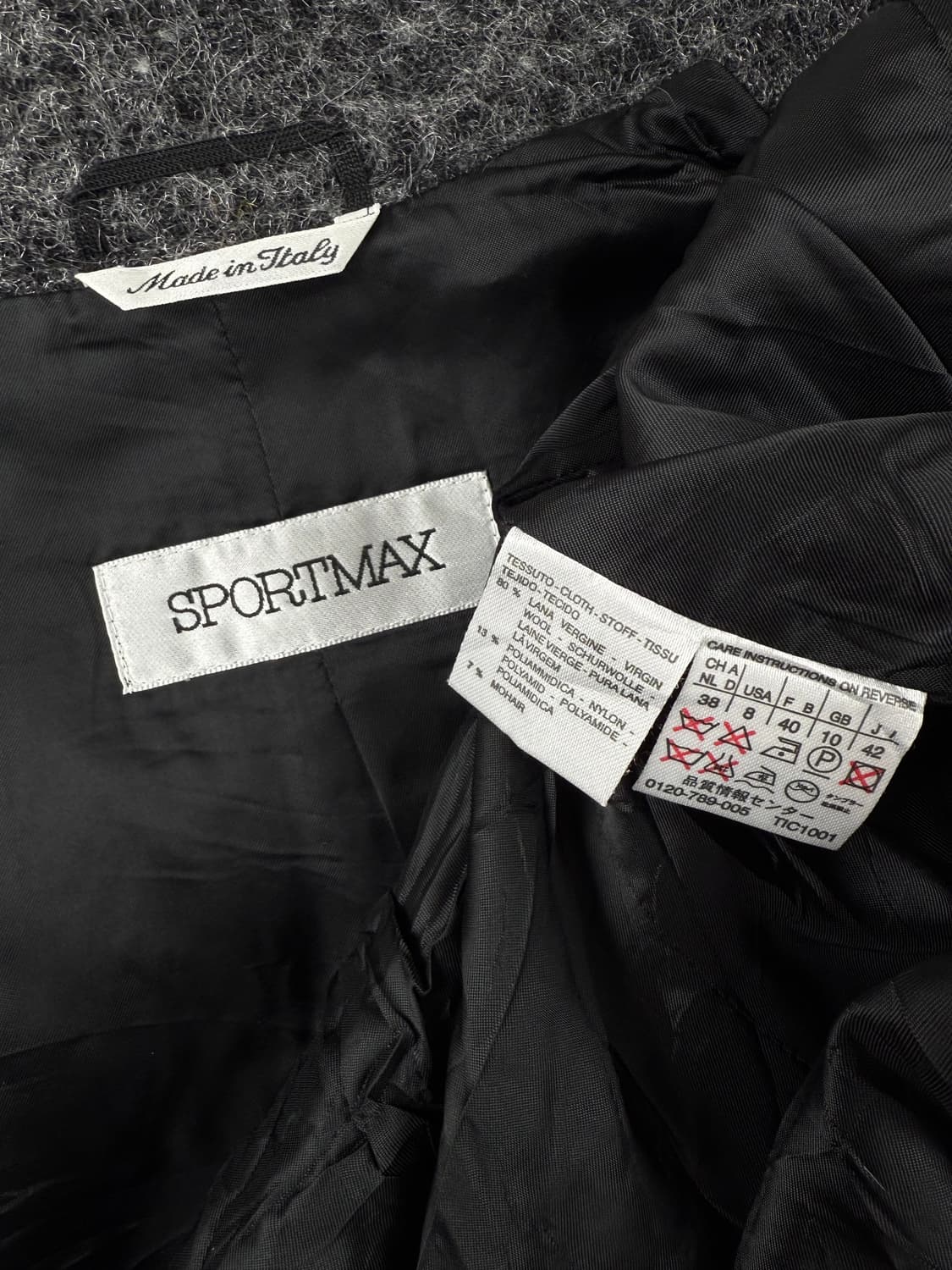 sportmax 히든버튼 모헤어 울 자켓 상품이미지6
