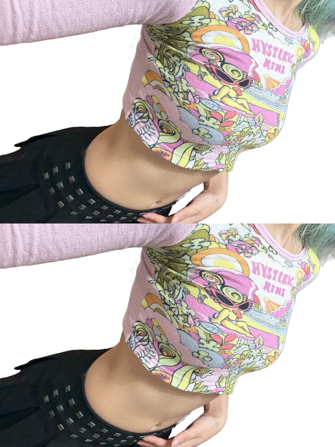 히스테릭 미니 베이비핑크 카프슬리브 상품이미지6