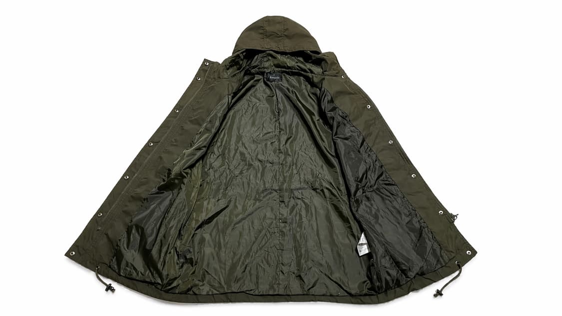 JPN 일본 빈티지 y2k 아메카지 올리브 카키 밀리터리 후드 야상 자켓 상품이미지3