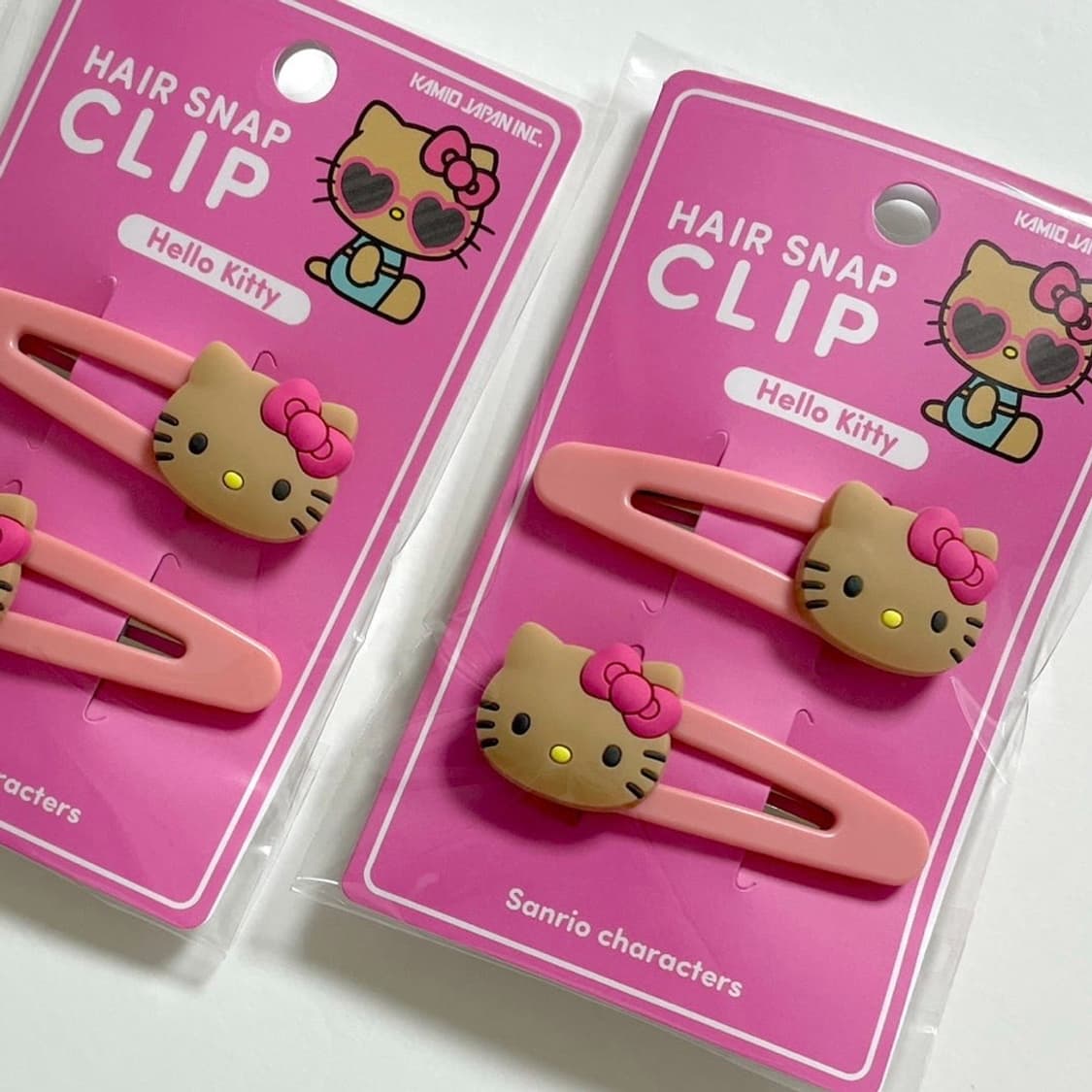 헬로키티 태닝키티 똑딱 헤어핀 상품이미지2