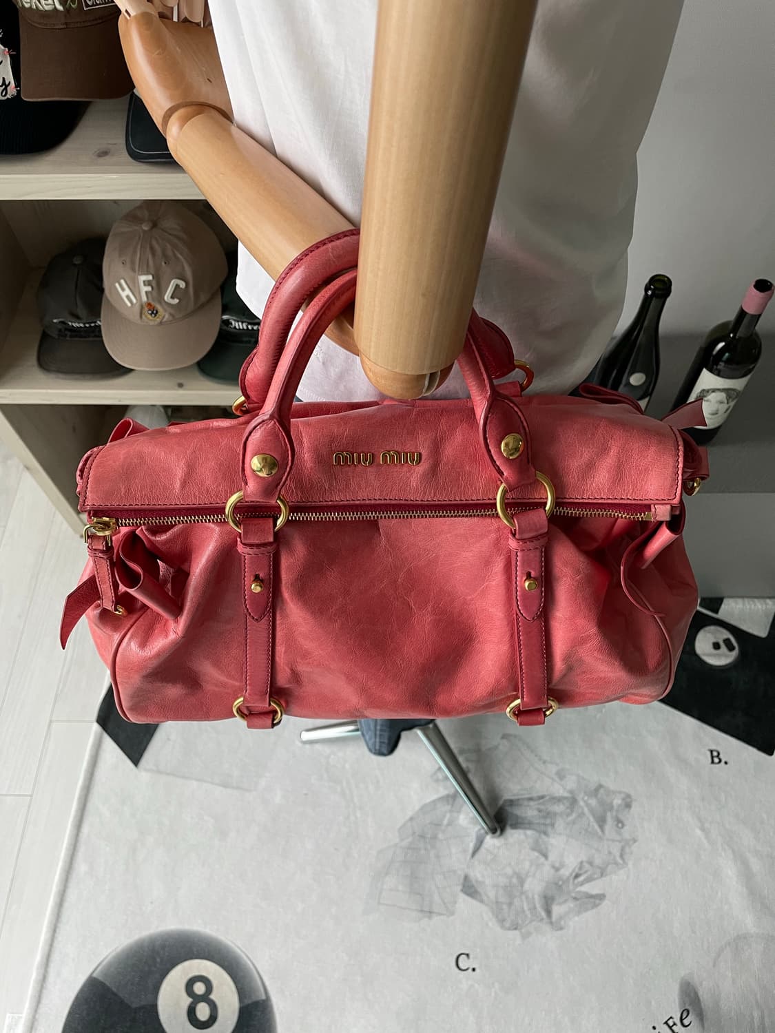 미우미우 비텔로 리본 핸드백 가방 상품이미지9