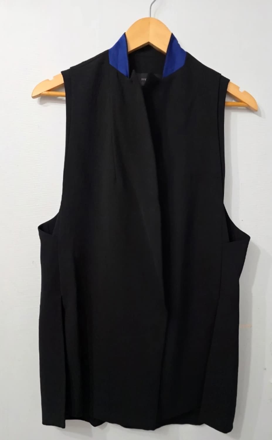 시스템 한섬 SYSTEM 블랙 베스트 조끼 ~55반 상품이미지5