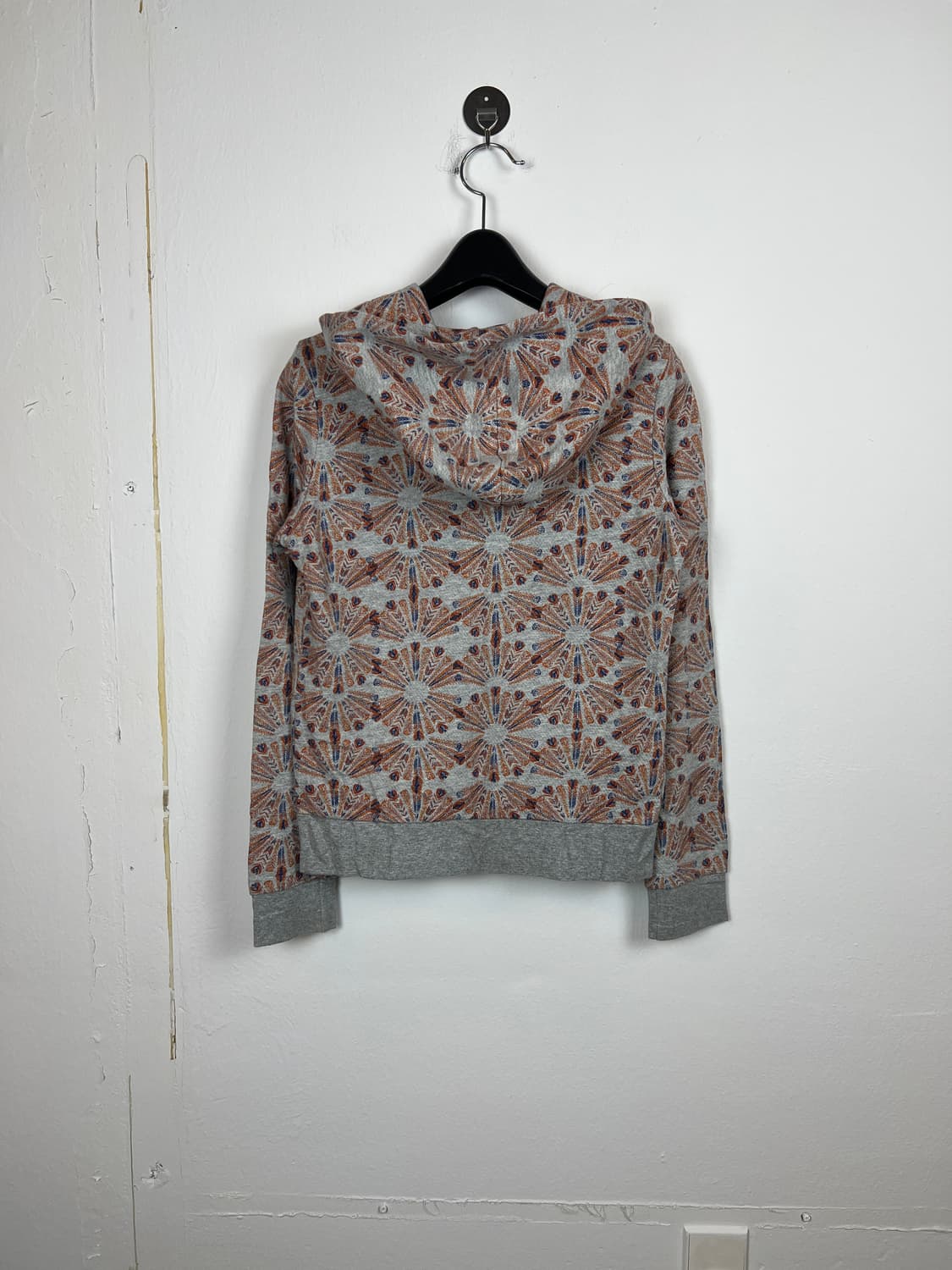 O128 JPN Ivana Helsinki 패턴 후드집업 S 상품이미지2