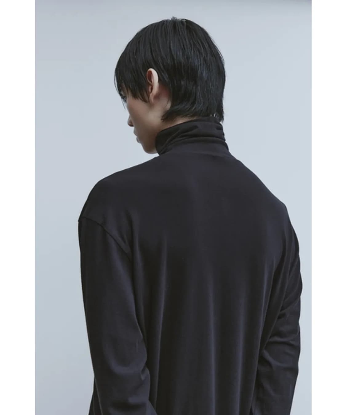 유스 youth 핑거홀 터틀넥 티셔츠 블랙 상품이미지2