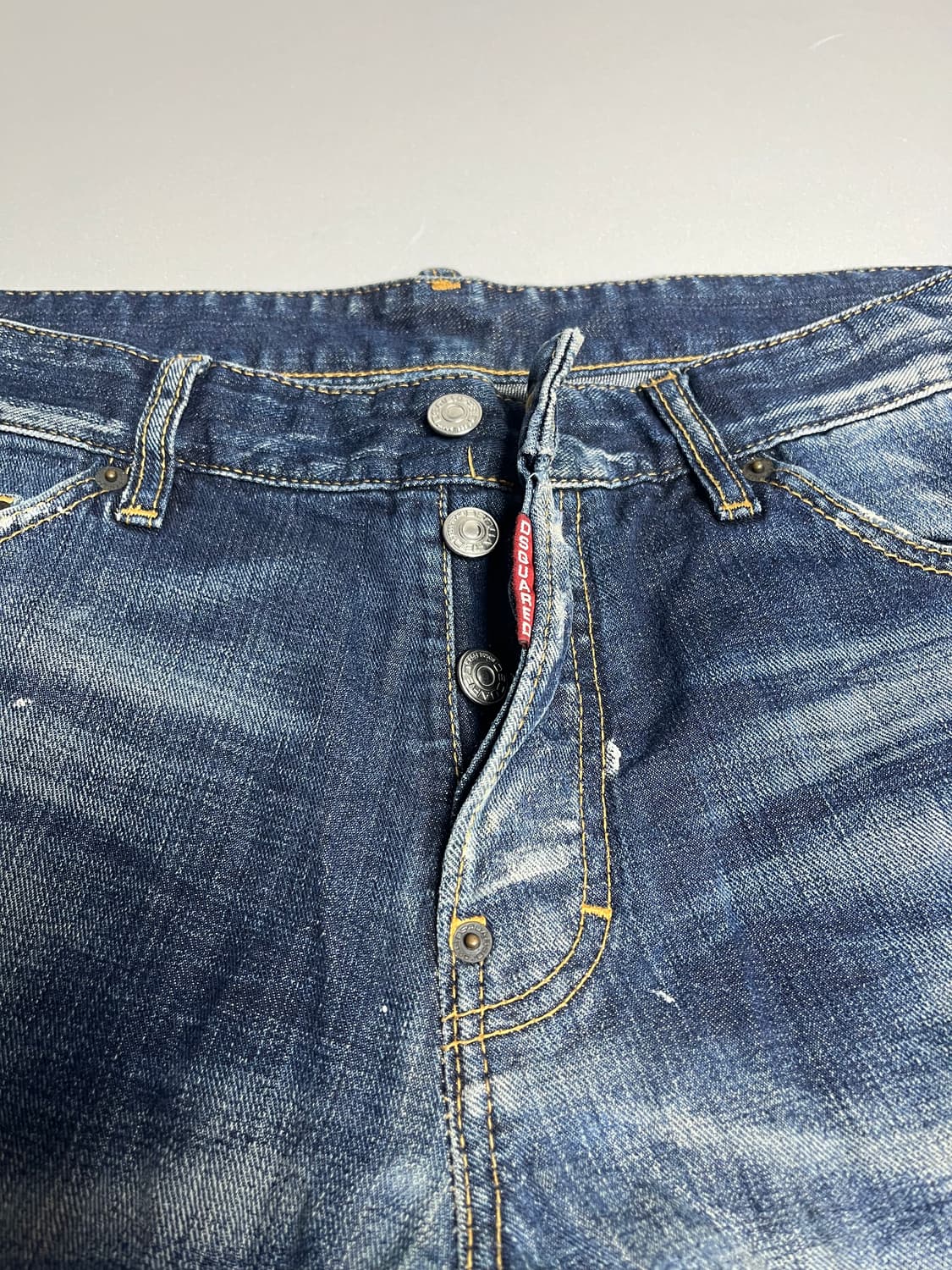 디스퀘어드2 빈티지 데미지 워싱 데님 팬츠 32 상품이미지5