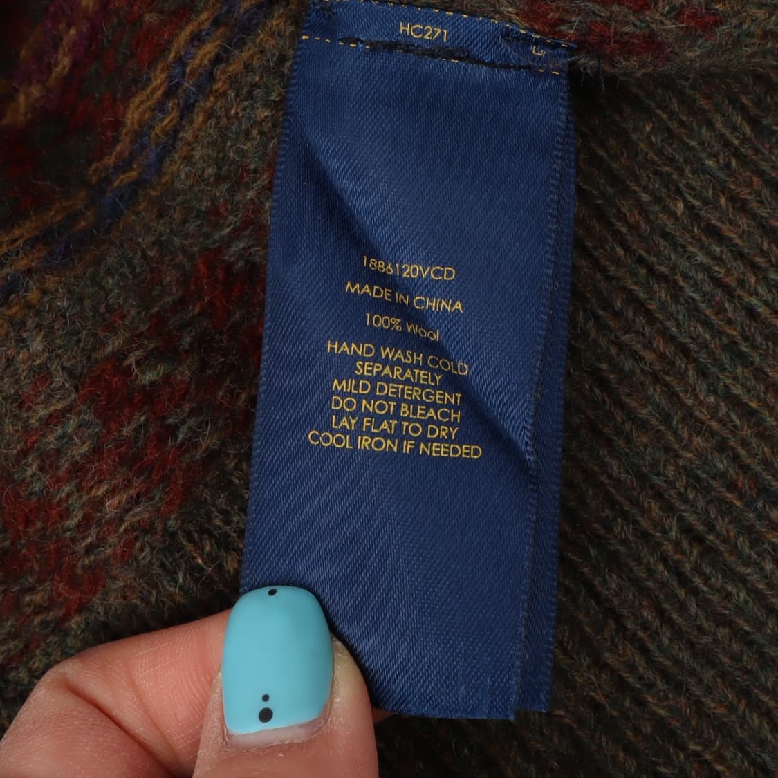 폴로 랄프로렌 카키 페어아일 울 가디건 상품이미지9