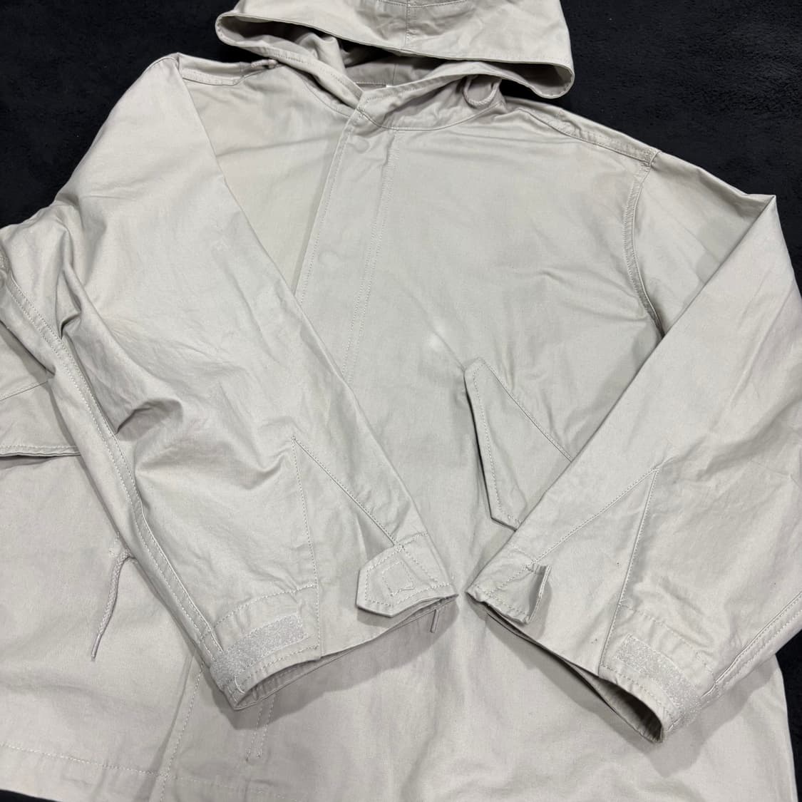 M 파르티멘토 연그레이 후드 숏 야상 자켓 상품이미지3