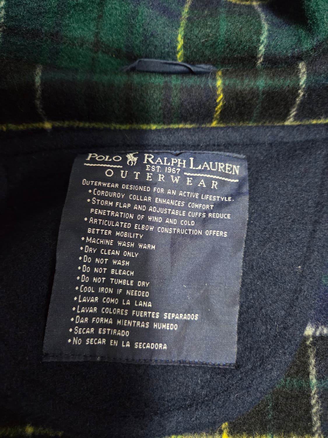 폴로 랄프로렌 네이비 떡볶이 코트 상품이미지3