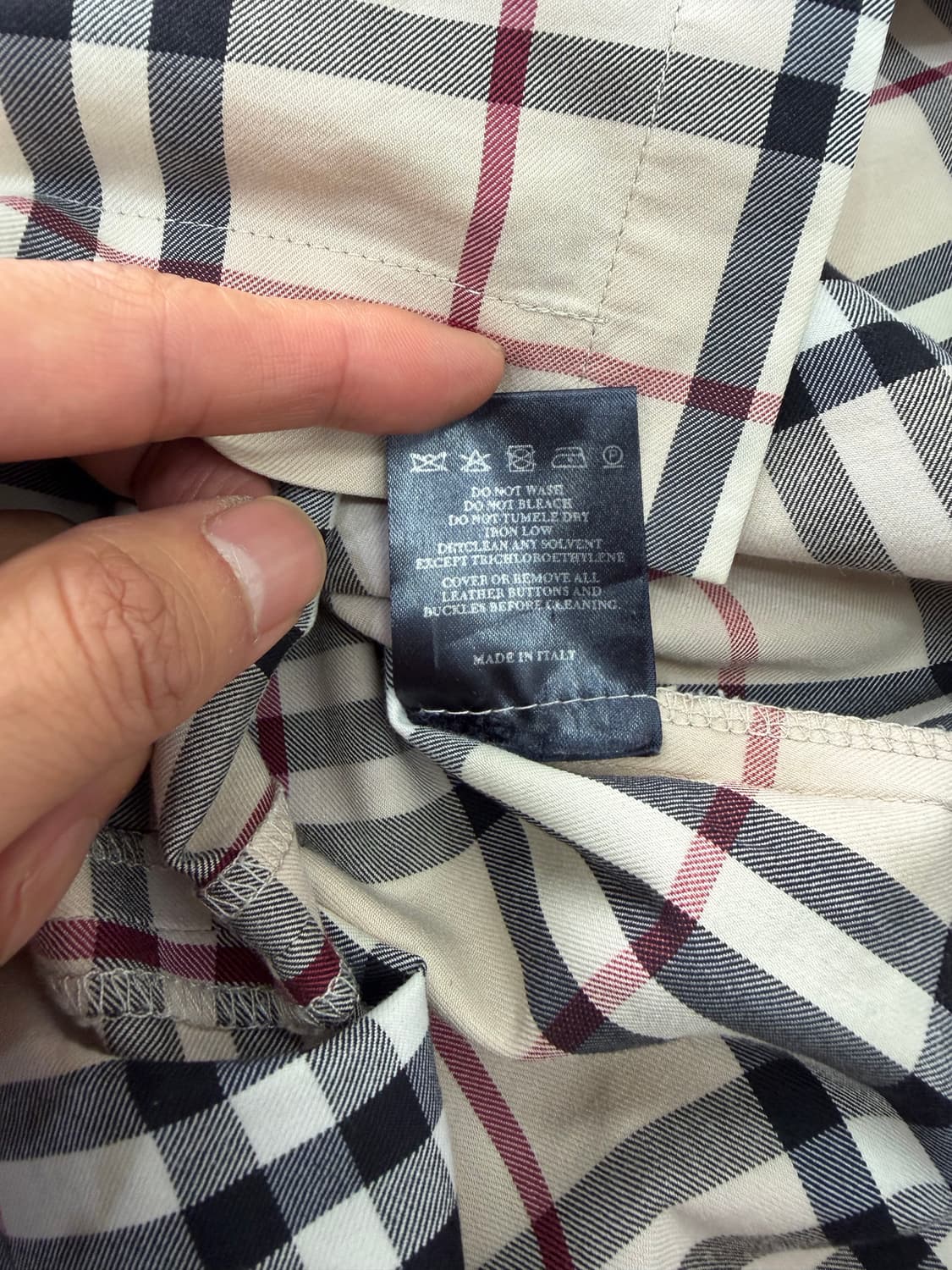 정품) 버버리 여성 체크 노바셔츠 원피스 L 상품이미지8