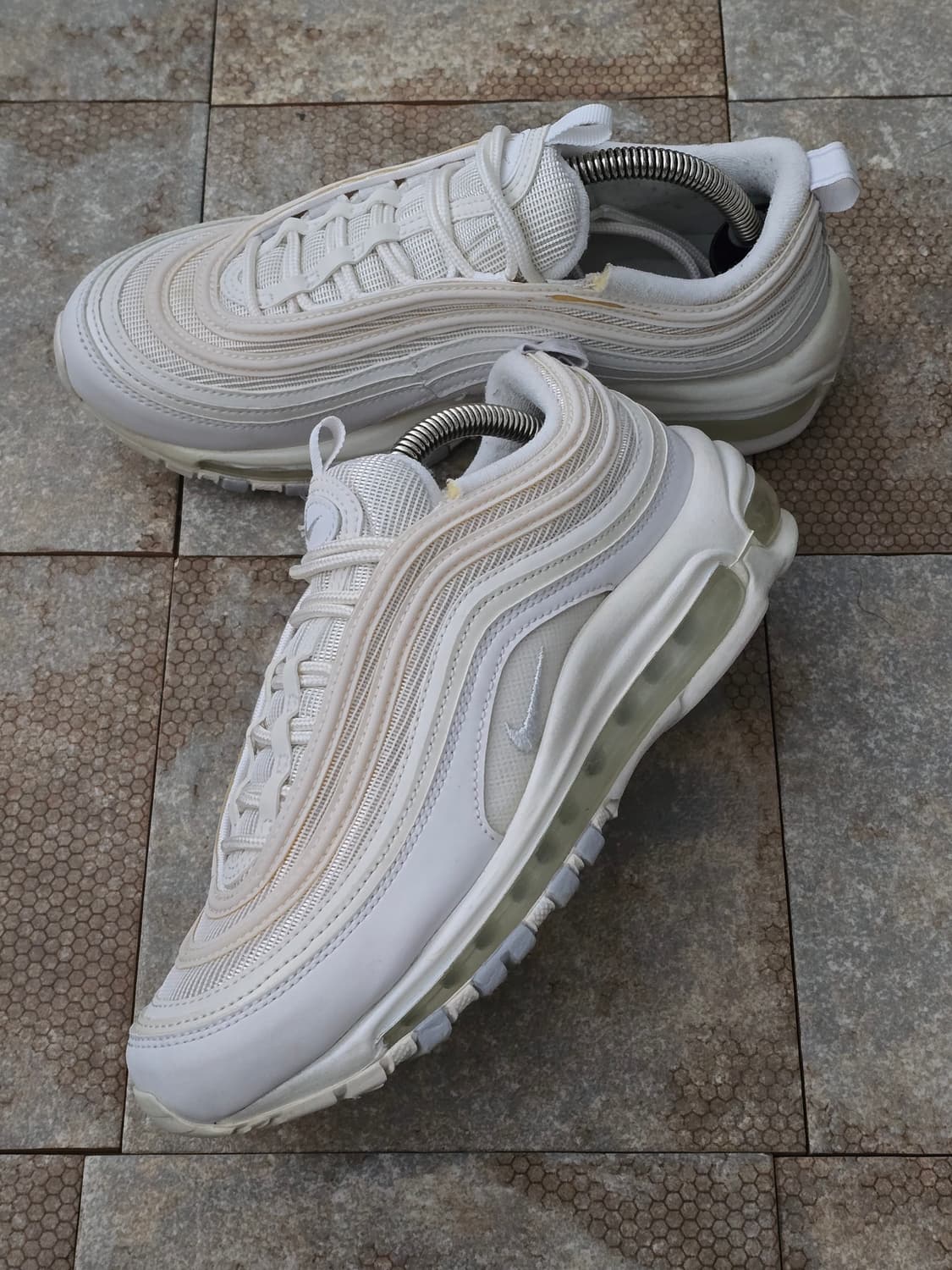 (245)나이키 에어맥스 97 트리플 화이트 상품이미지3