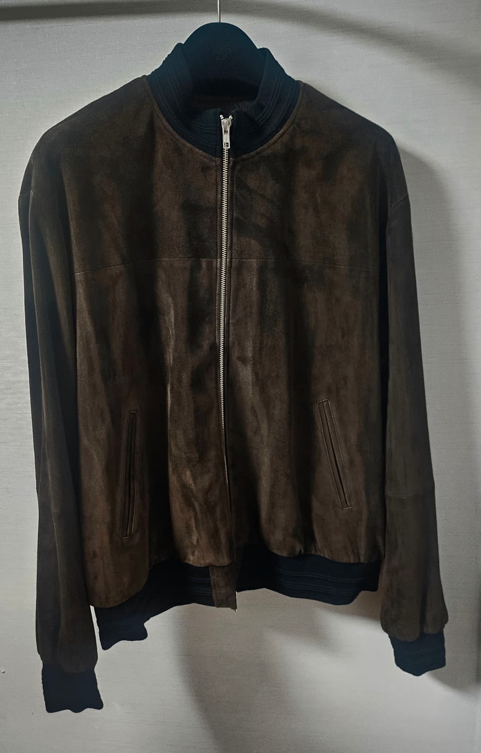 유스 스웨이드 트랙자켓 브라운 L 상품이미지4