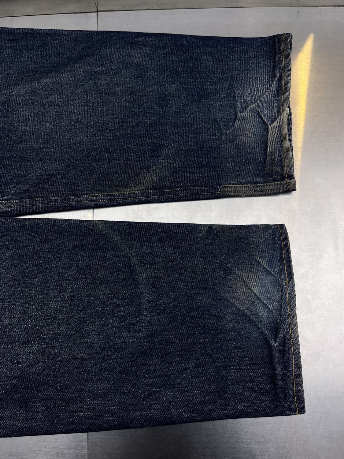 오라리 25ss 하드 트위스트 데님 와이드팬츠 상품이미지10