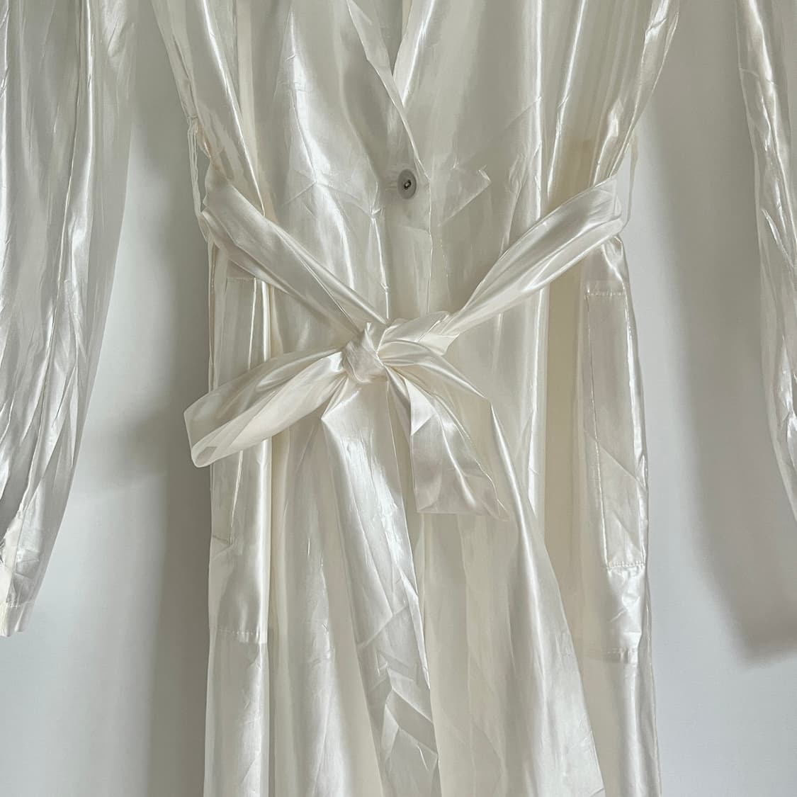 BASILE28 Silk Coat 미사용품 Made in Japan 상품이미지7