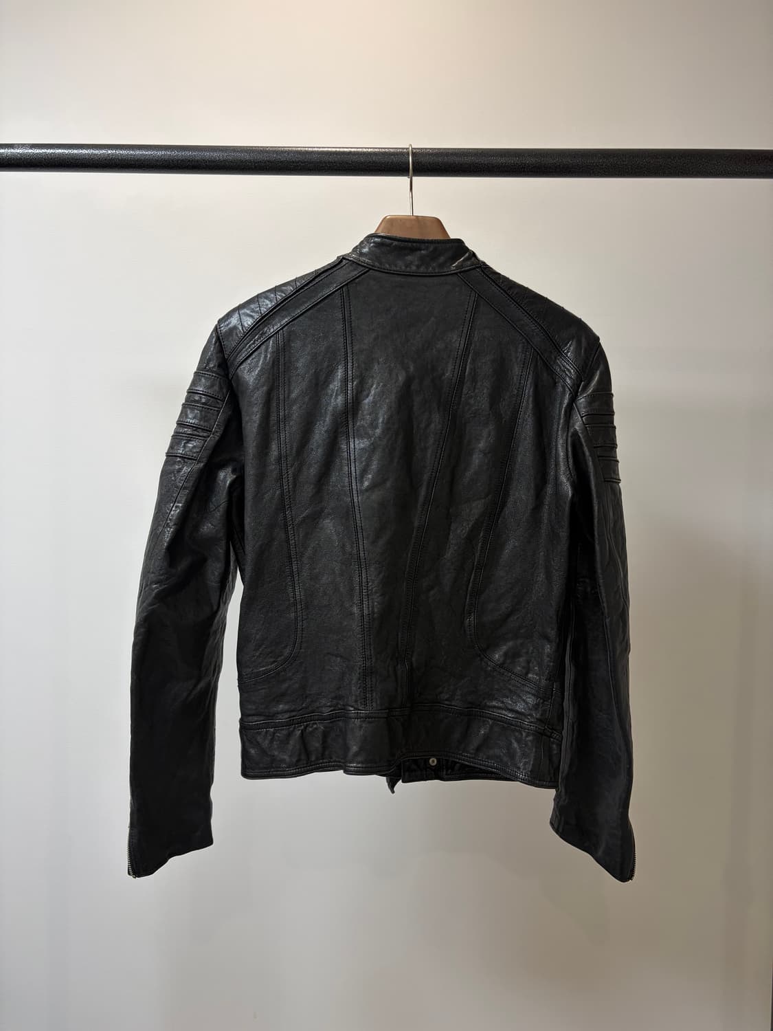 (100) 이탈리아 램스킨 락시크 양가죽 자켓 상품이미지4