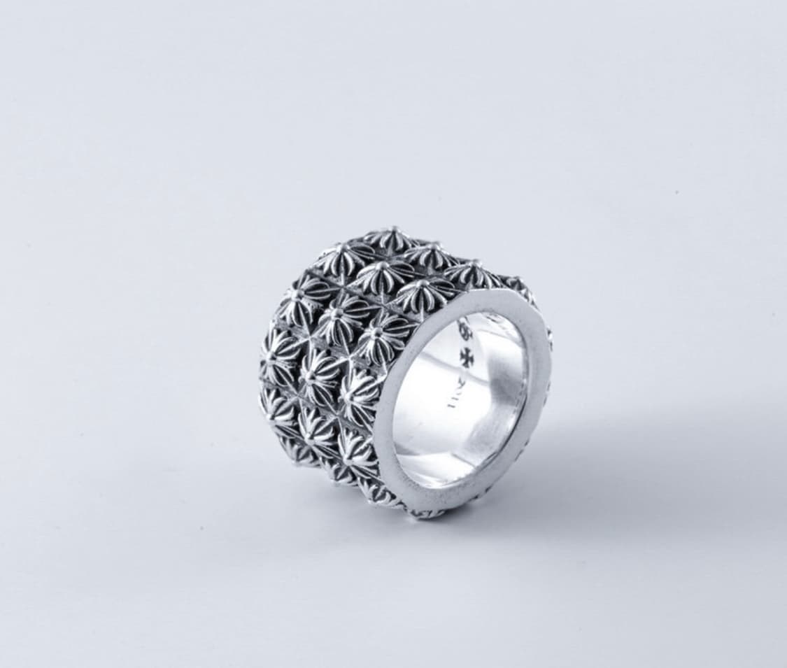 [US10/22호] 크롬하츠 피리미드 트리플피트 펑크링 상품이미지2