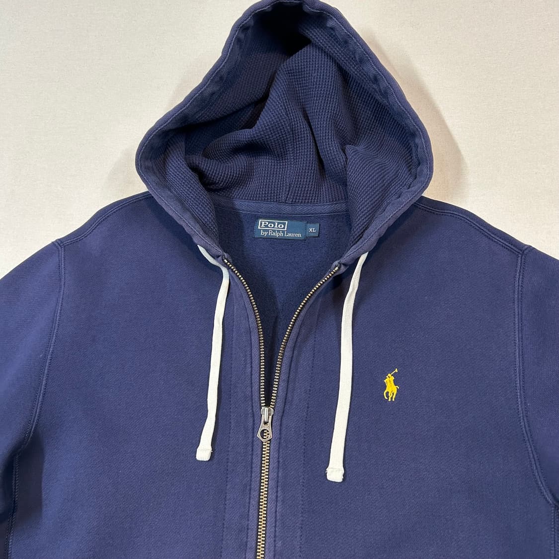 XL) 폴로 랄프로렌 두산 써멀 후드집업 네이비 상품이미지3