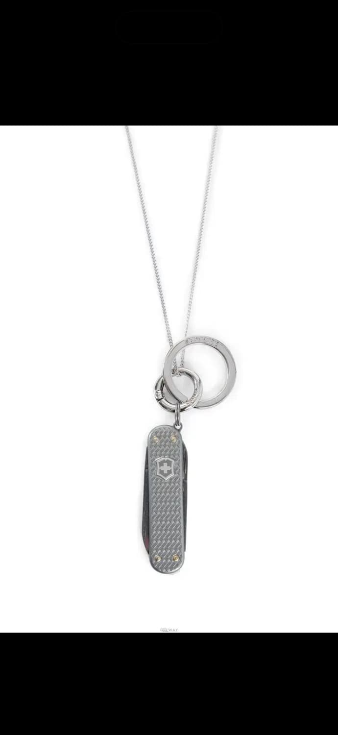 르메르 VICTORINOX 링크 체인 목걸이 실버 상품이미지1