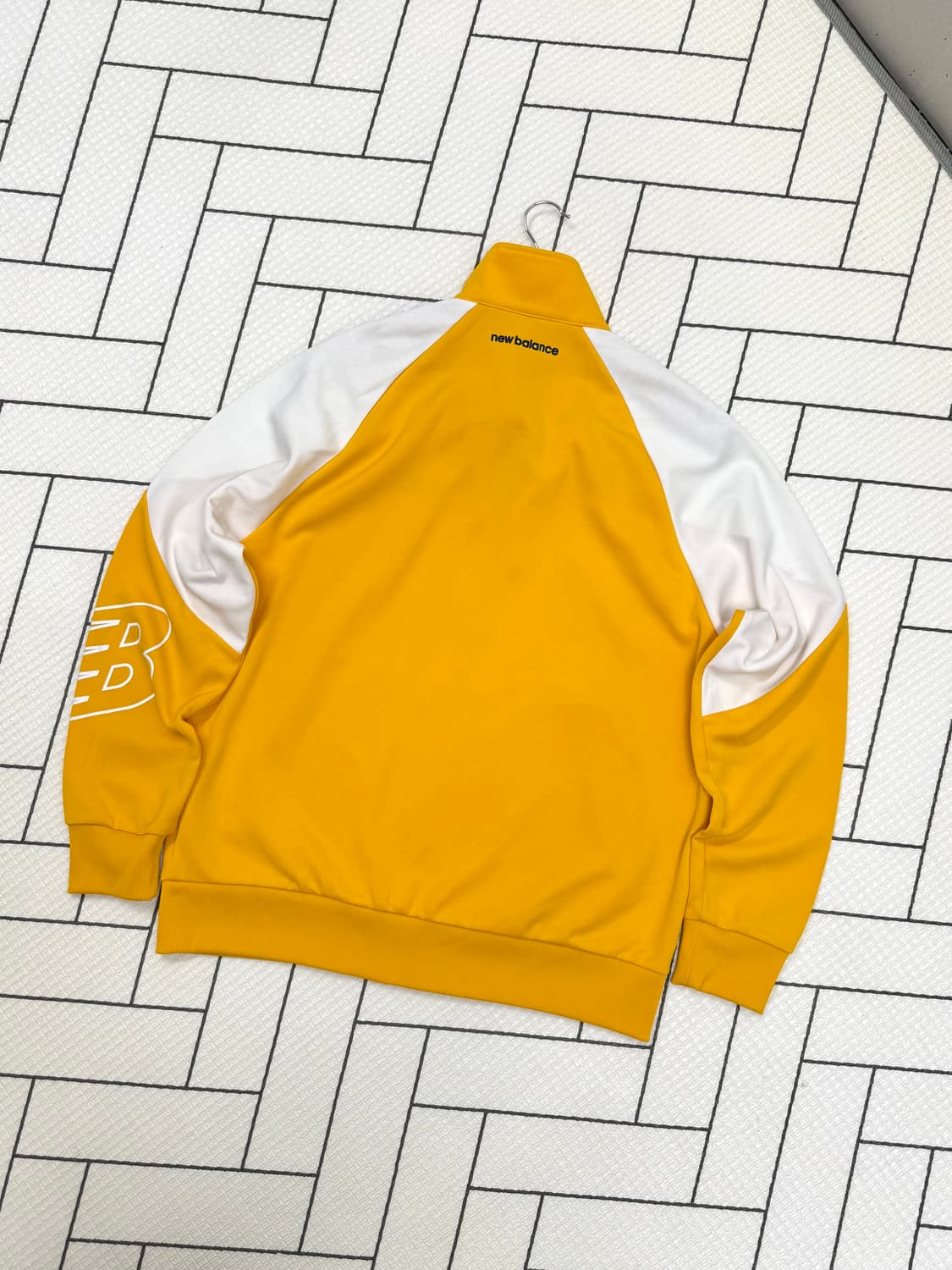 남성 105 xl / 뉴발란스 져지 트랙탑 옐로우 상품이미지6