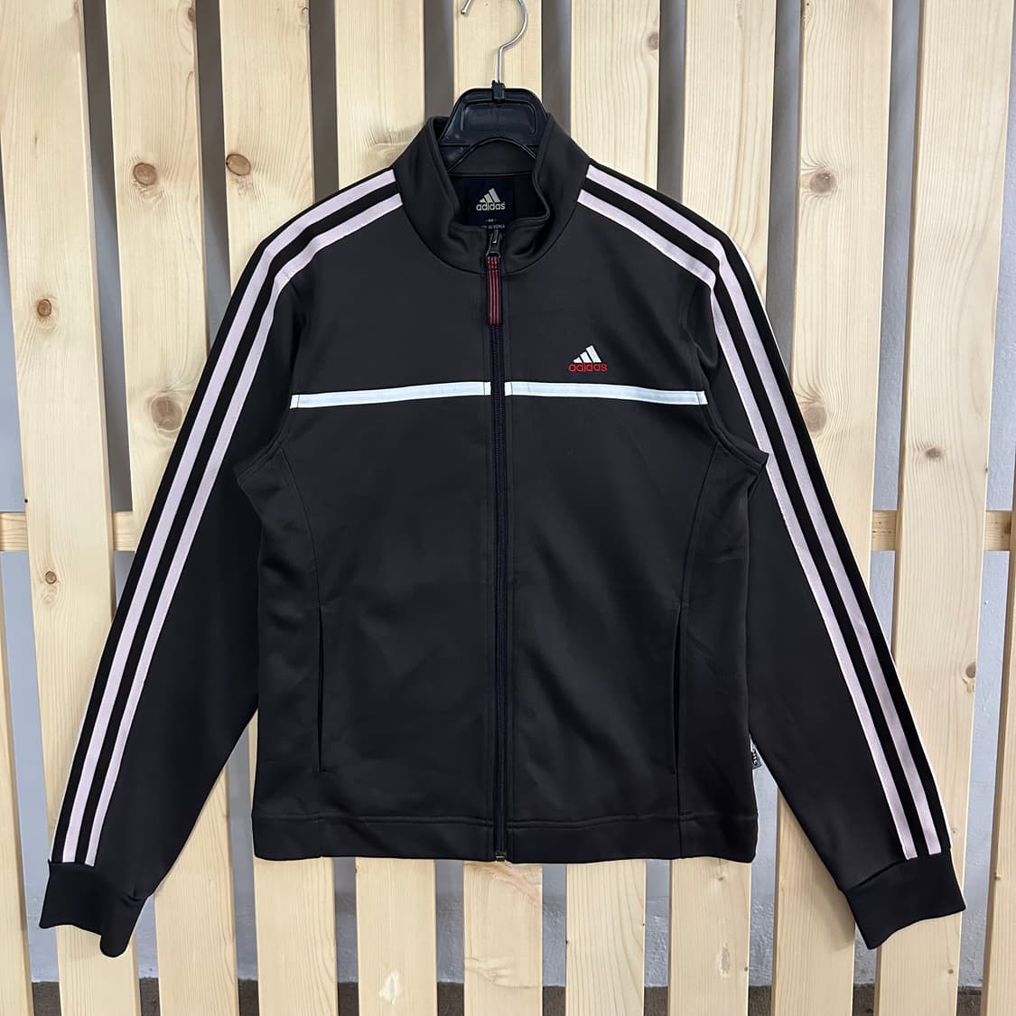 (S) 아디다스 브라운 핑크 져지 트랙탑 상품이미지1