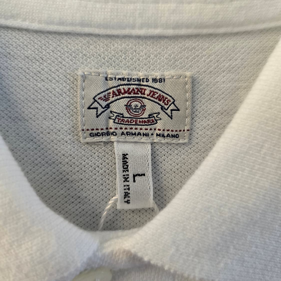 Armani Jeans 아르마니진스 미니멀 폴로셔츠 카라티 상품이미지3