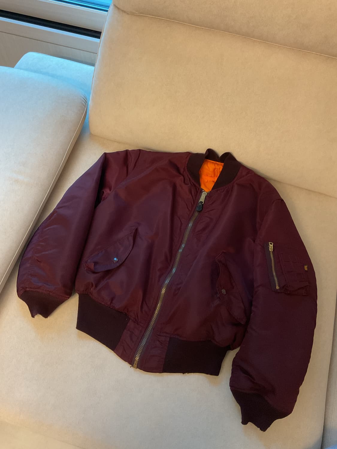 90s distressed ma1 (made in usa) 상품이미지1