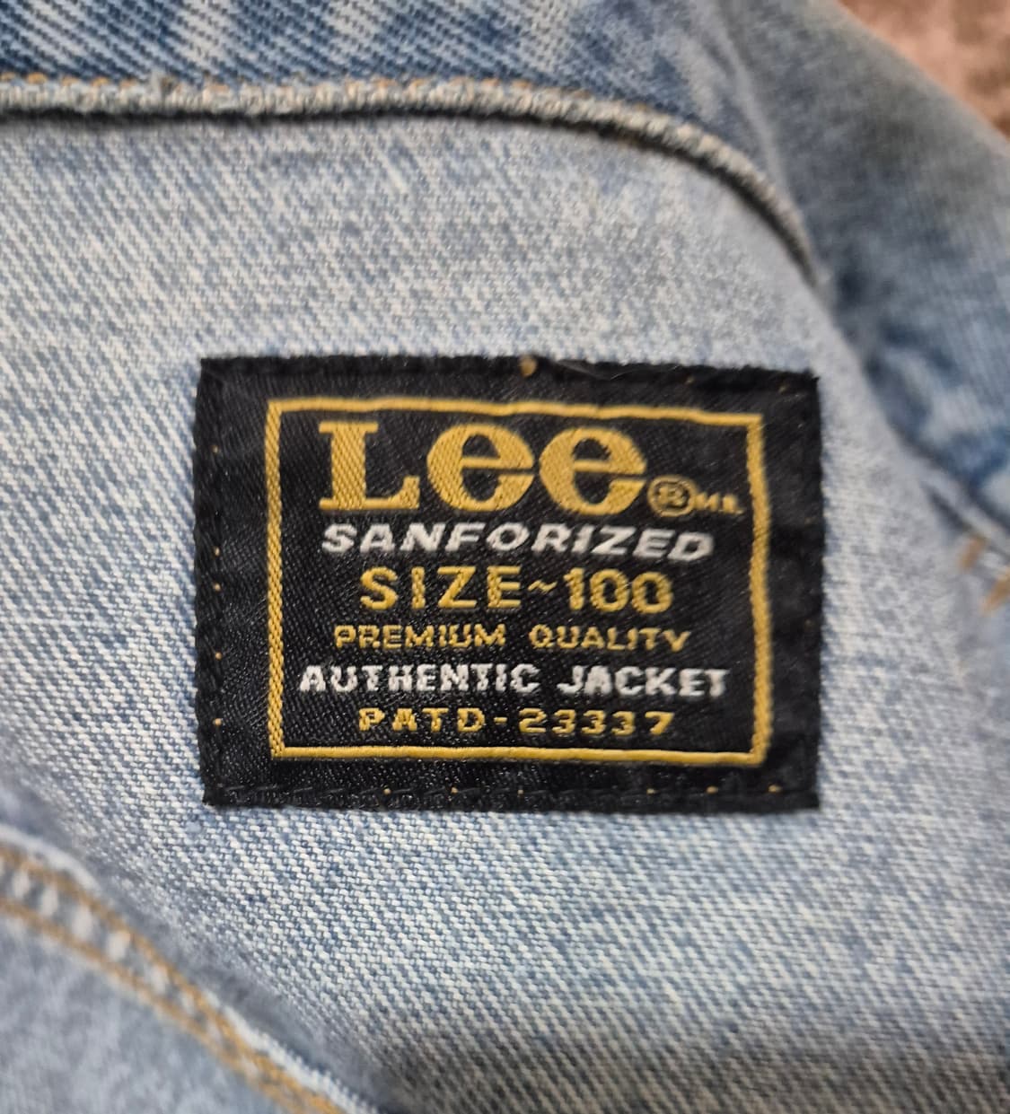 90년대 Lee 리 라이더 산포라이즈 데님 연청자켓 상품이미지4