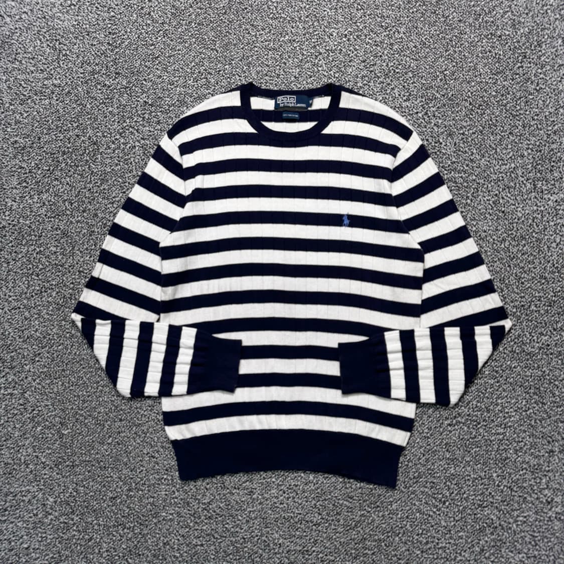 Name : 폴로 랄프로렌 시그니처로고 스트라이프 니트 :)  상품이미지1