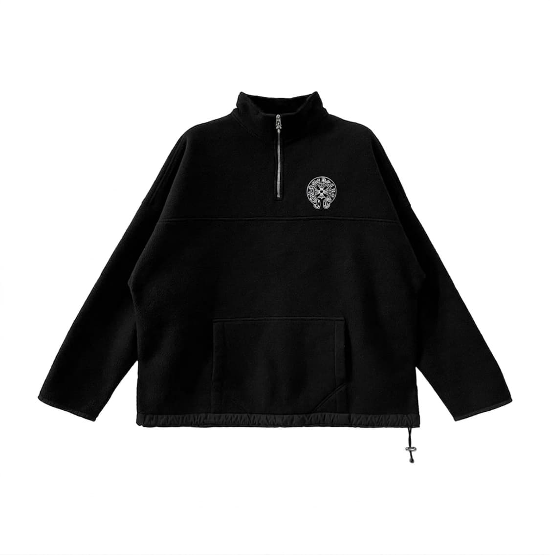 [XXL] 크롬하츠 홀스슈 하프집업 반집업 후리스 블랙 상품이미지1