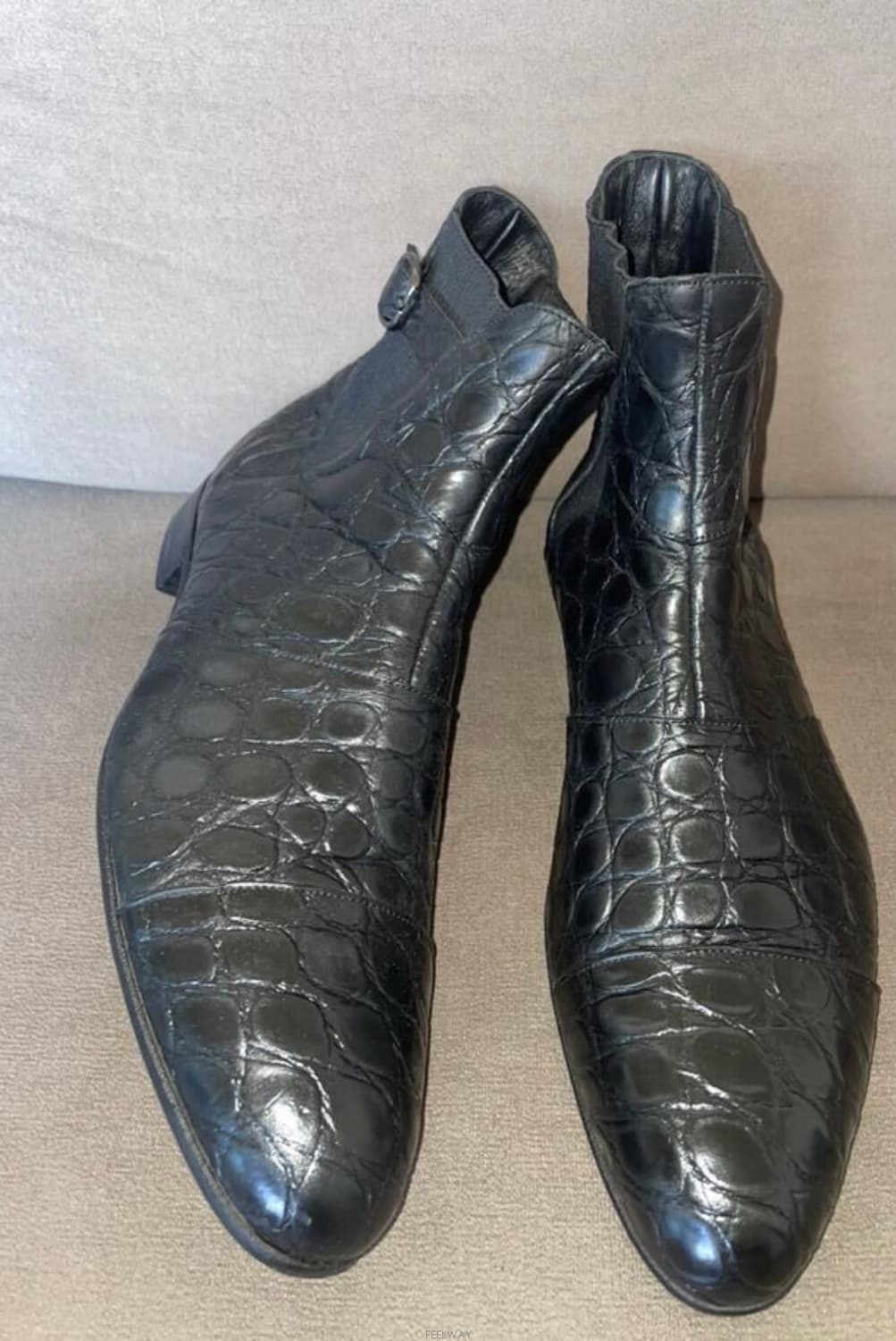 조르지오 아르마니 첼시부츠(크로커다일 스킨-악어가죽)42사이즈-해외발송 상품이미지2