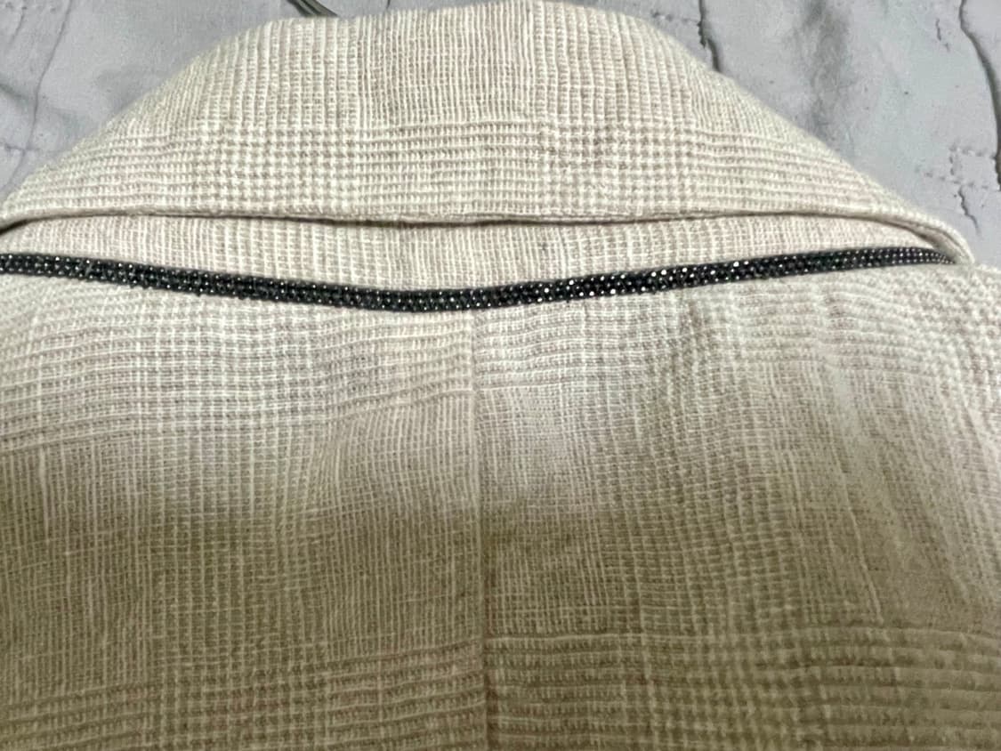 Brunello Cucinelli 린넨 더블 자켓 40 정품 상품이미지3