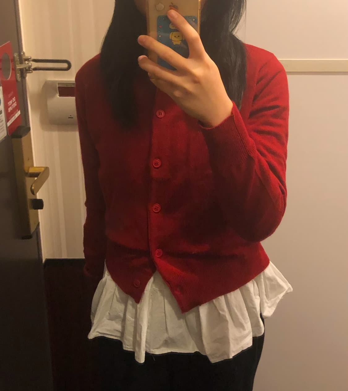 (일본 느낌 낭낭) 흰색 레이어드 프릴 셔츠 상품이미지3