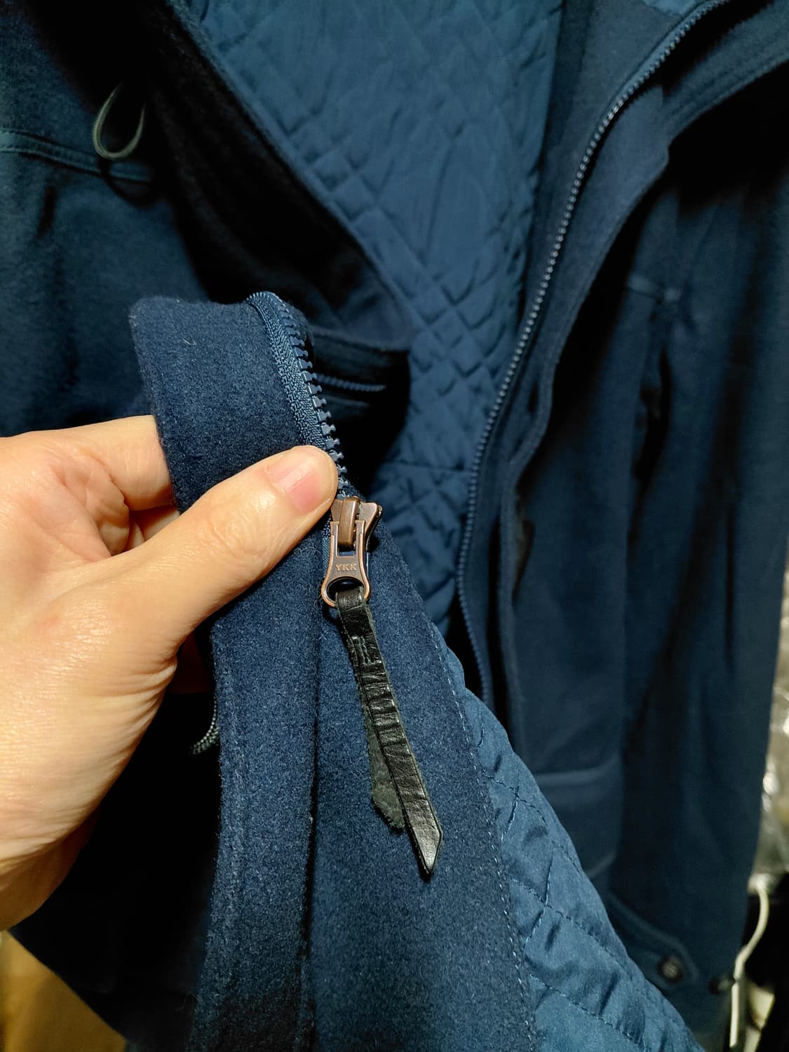 [리바이스]퀄팅 안감 후드 더플코트 L(105)사이즈 상품이미지10