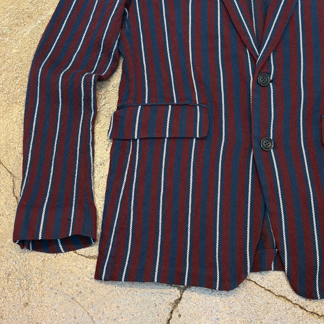 버버리 빈티지 울 스트라이프 블레이저  상품이미지4