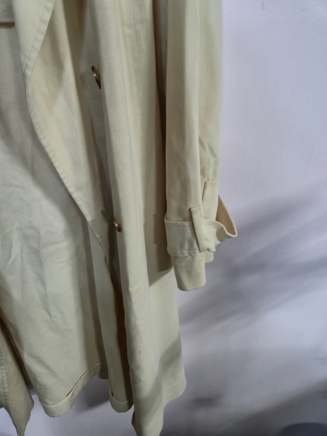 DEWL 더블 버튼 트렌치 코트 베이지 상품이미지5