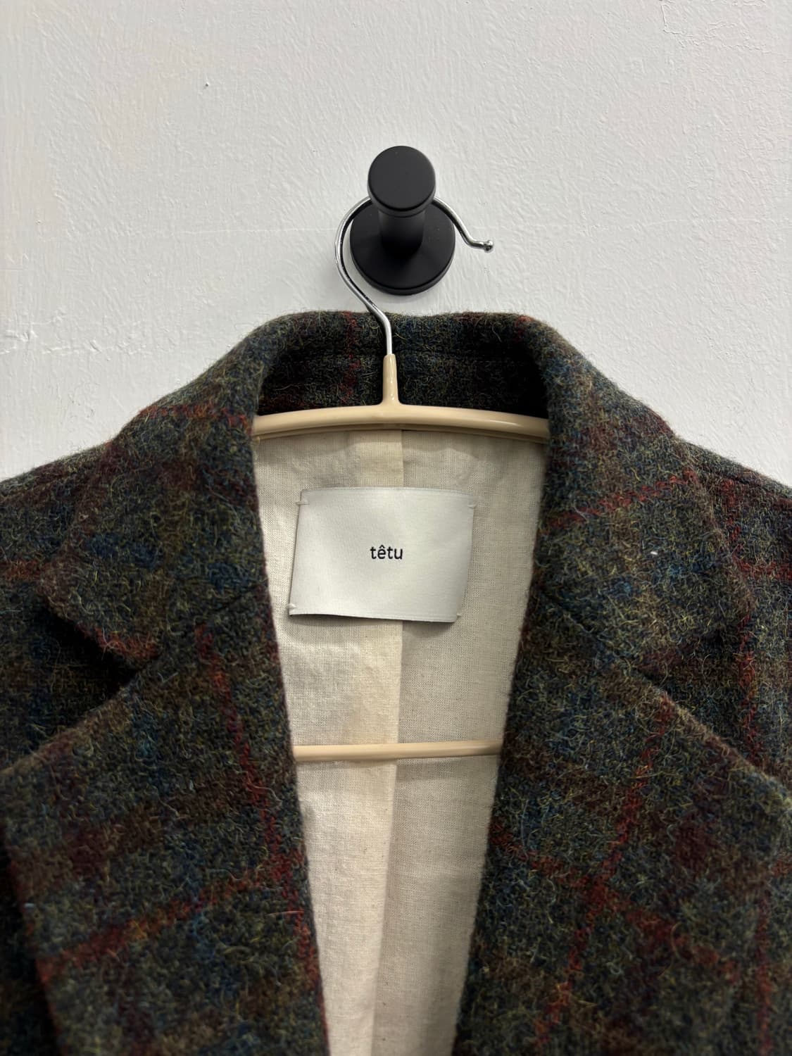 tetu(떼뚜) 체크 모헤어 울 블레이저 자켓 상품이미지2