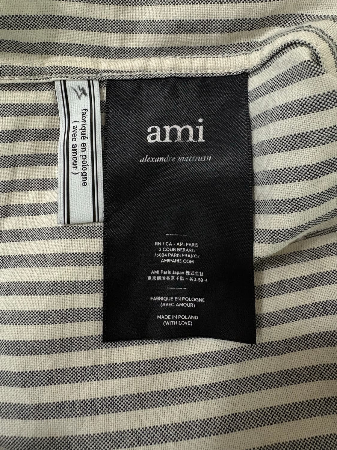 아미 스트라이프 셔츠 40 상품이미지4