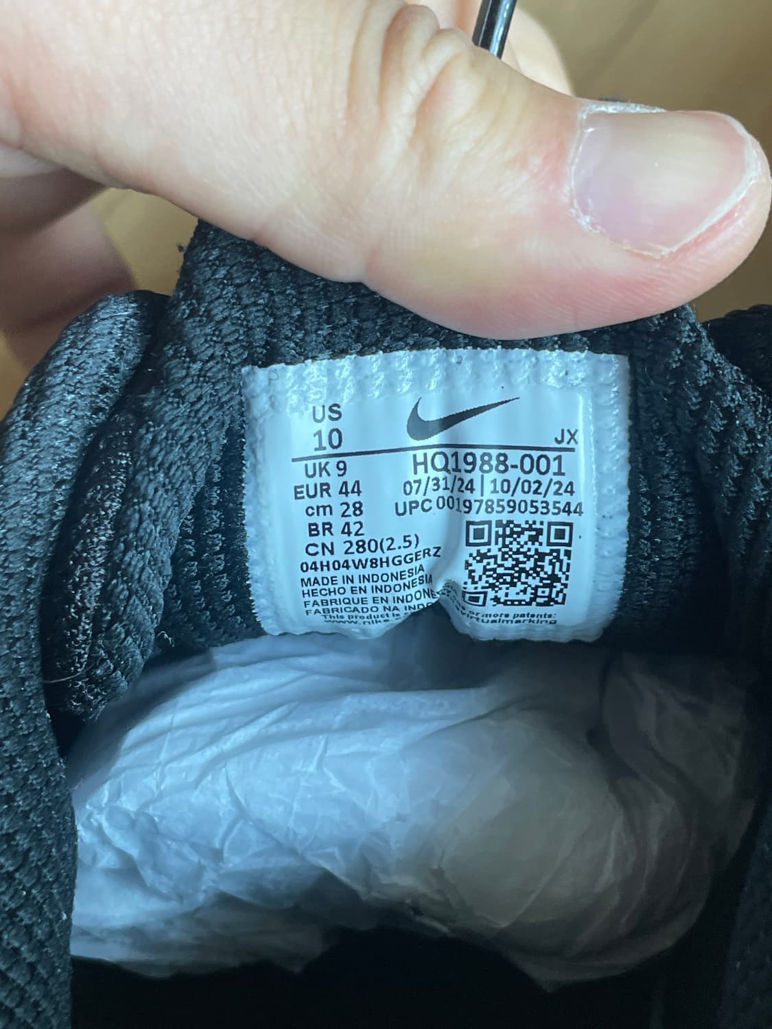 나이키 샥스 r4  블랙 280 상품이미지4