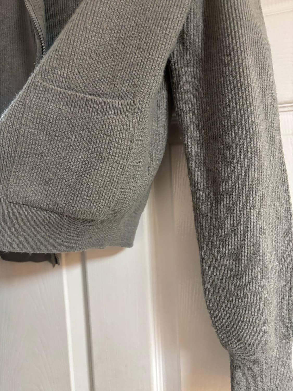 그로브 Pout cardigan 니트 집업 그레이 상품이미지5
