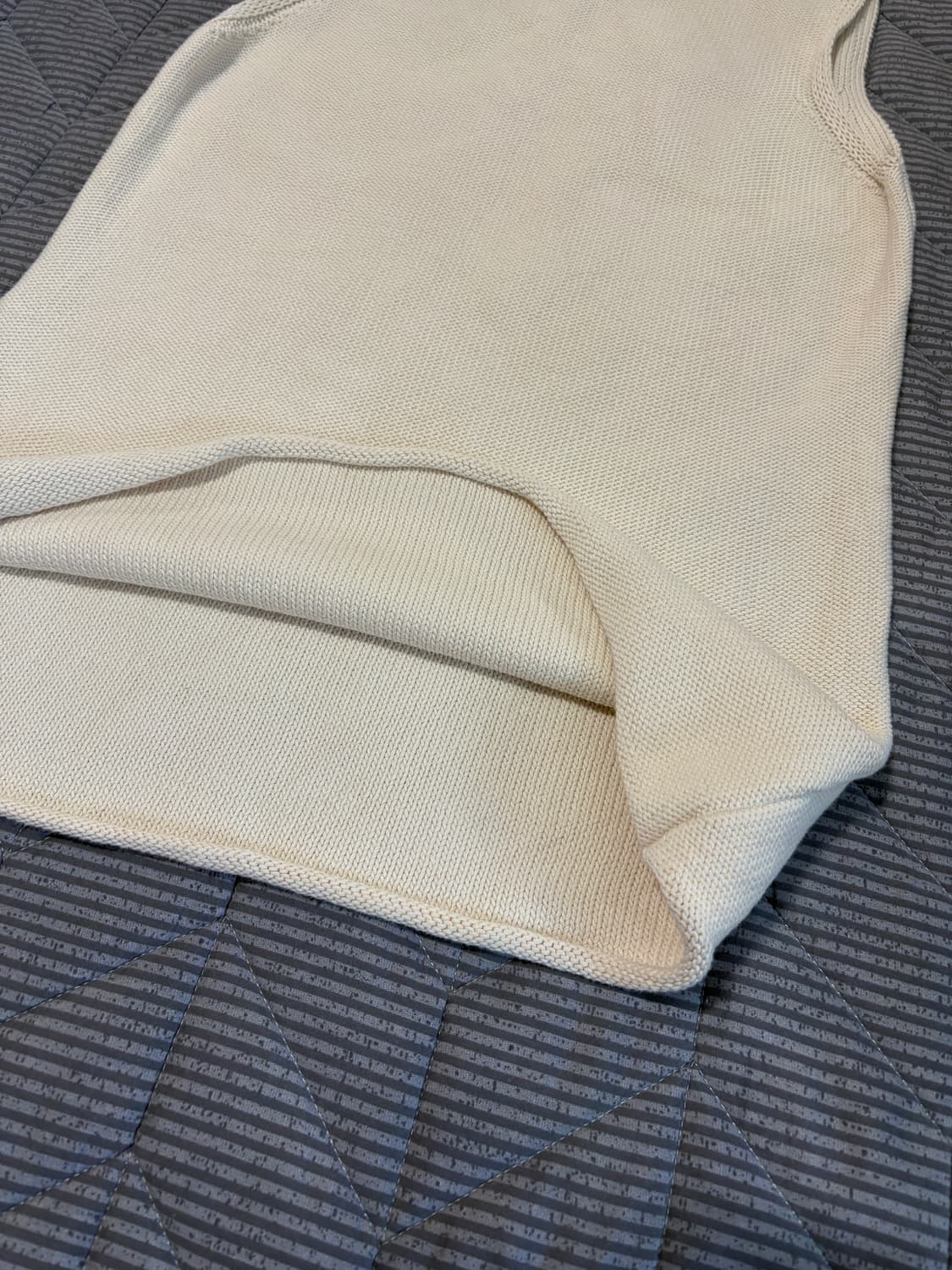 Cream vest knit 상품이미지9