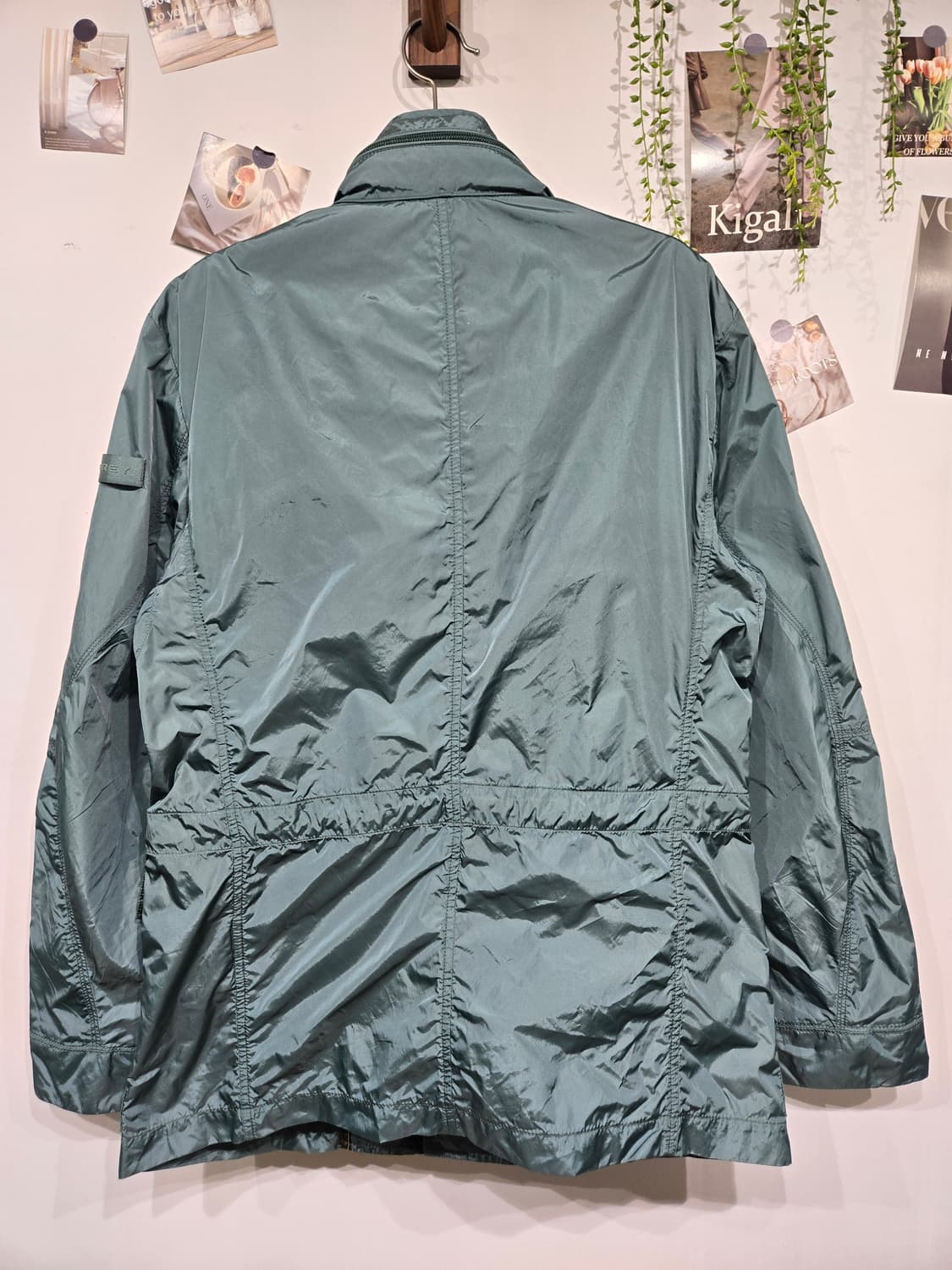 페트레이 이리데슨트 그린 야상 자켓 상품이미지4