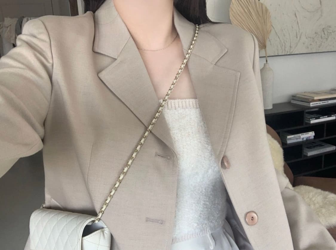 민민마켓 베이지자켓 상품이미지1