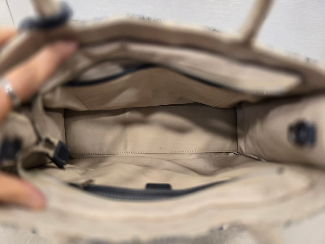 닥스 네이비 플라워 자수 자카드 토트백 가방 상품이미지9