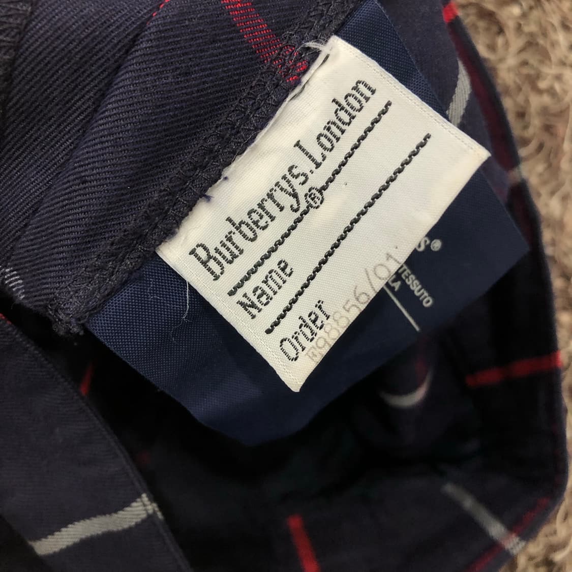 버버리 여성 벨티드 체크 와이드 반바지 상품이미지6