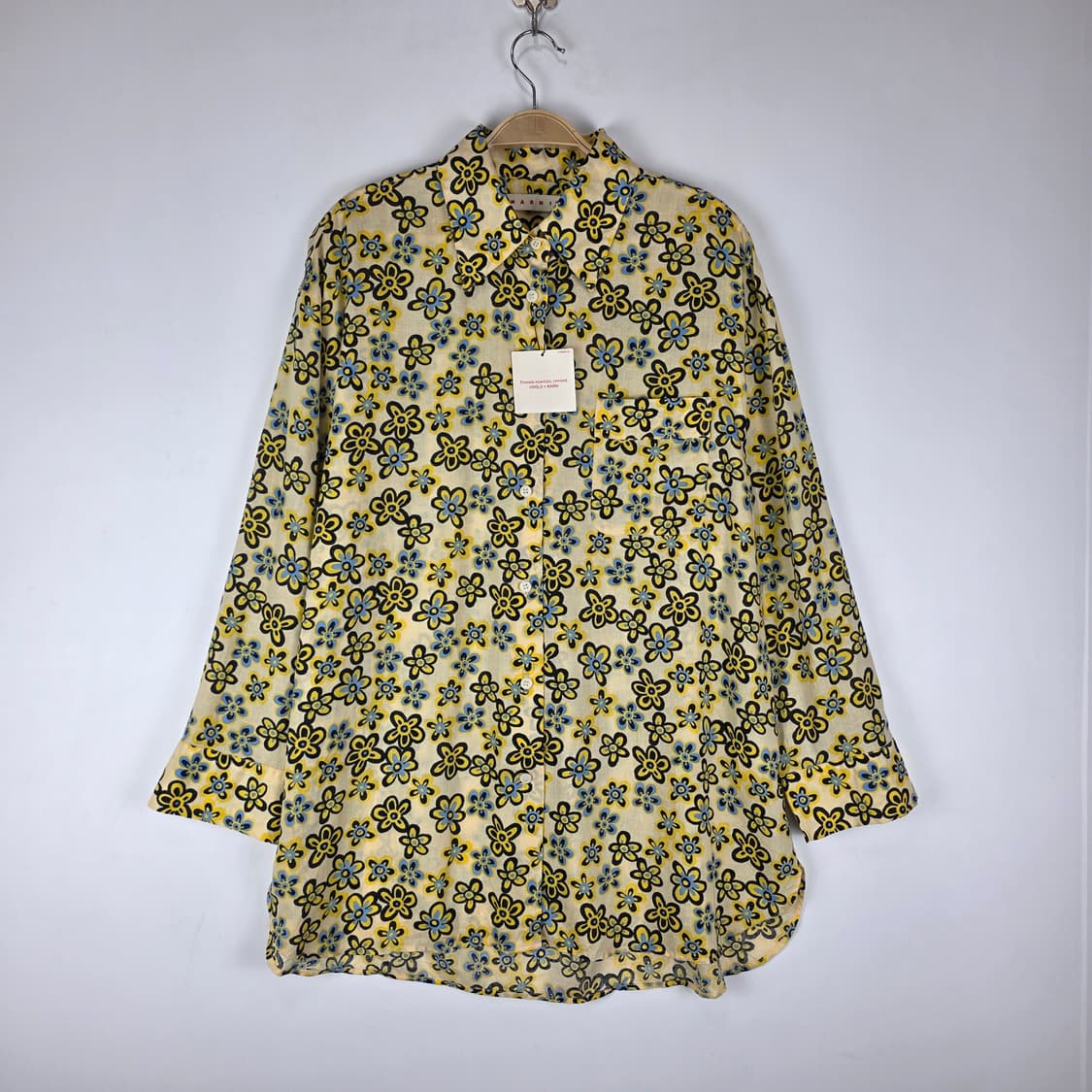 UNIQLO×MARNI 오버핏 린넨 셔츠 상품이미지1