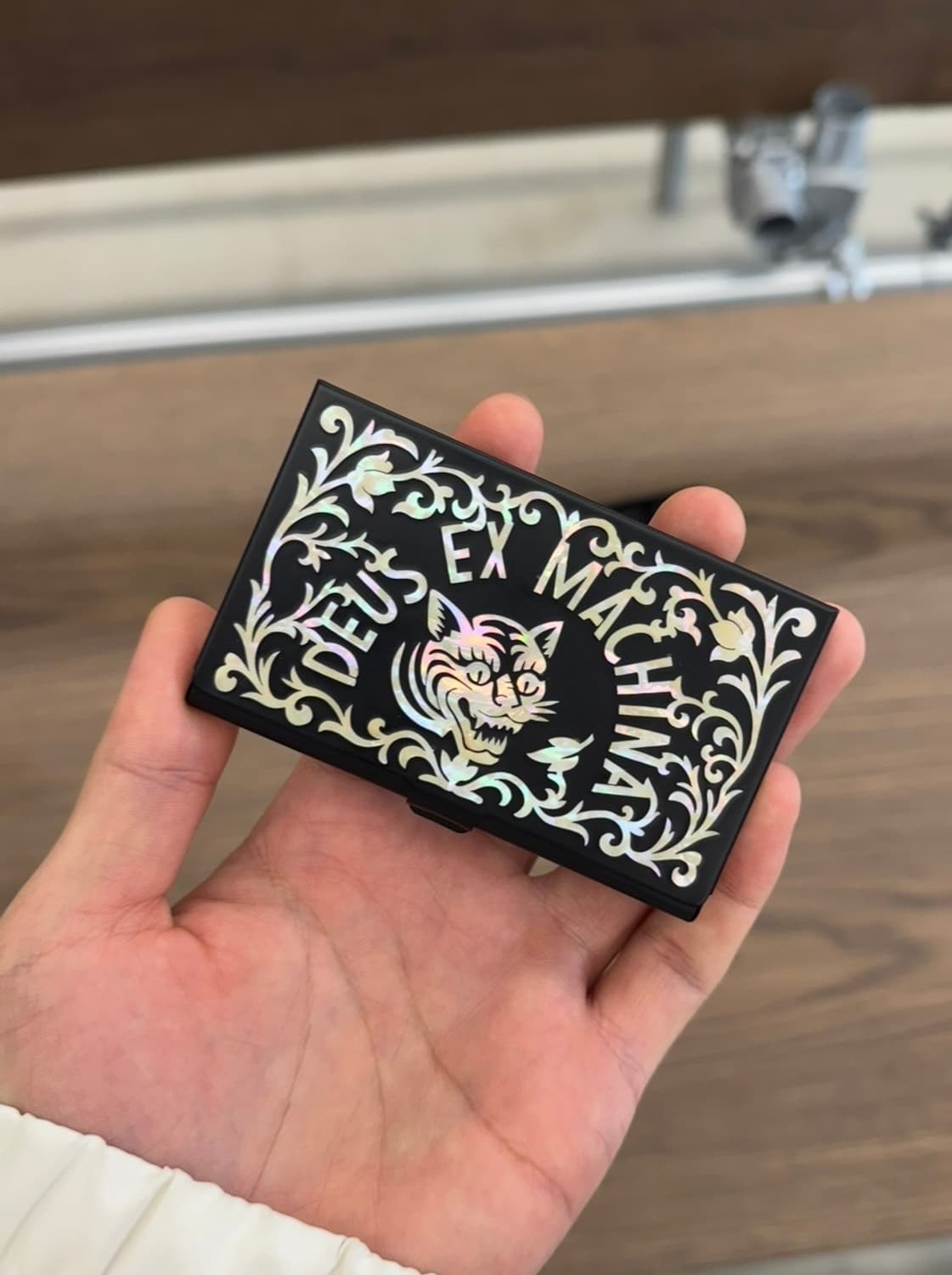 데우스 자개 카드 케이스 새상품 상품이미지1